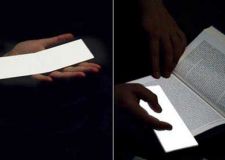 轉(zhuǎn)為愛(ài)書(shū)人設(shè)計(jì) 薄如紙讀書(shū)燈(圖)