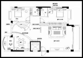 264㎡五室三廳現(xiàn)代歐式裝修