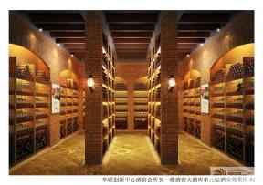 紅酒會所 吊頂設(shè)計(jì) 木質(zhì)吊頂 瓷磚滲花 花紋瓷磚 棕色地磚 射燈 壁燈 酒柜 入墻柜 紅磚墻 墻面設(shè)計(jì) 墻面置物架 酒架 歐式新古典風(fēng)格 