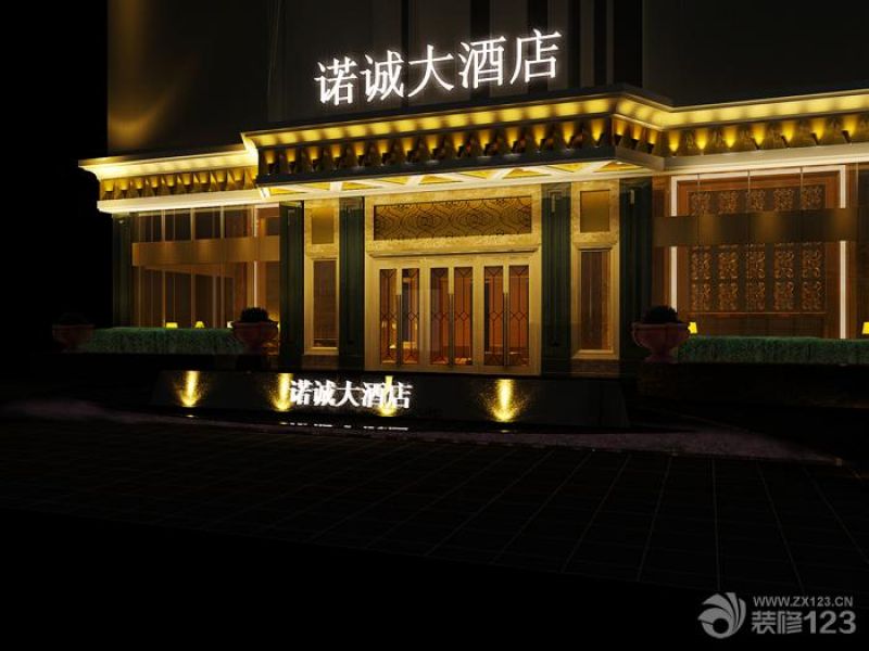 深圳市诺诚酒店100000平米欧式风格装修效果图