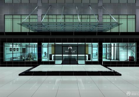 天河区戴尔斯办公楼1000平米现代风格装修效果图