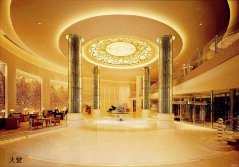 信丰县君嘉皇冠酒店3000平米中式风格装修效果图