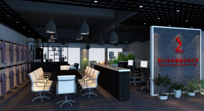 湖里区金绿大厦办公室90平米现代风格装修效果图