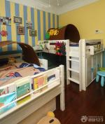 绚丽温馨三室两厅儿童房间设计实景图
