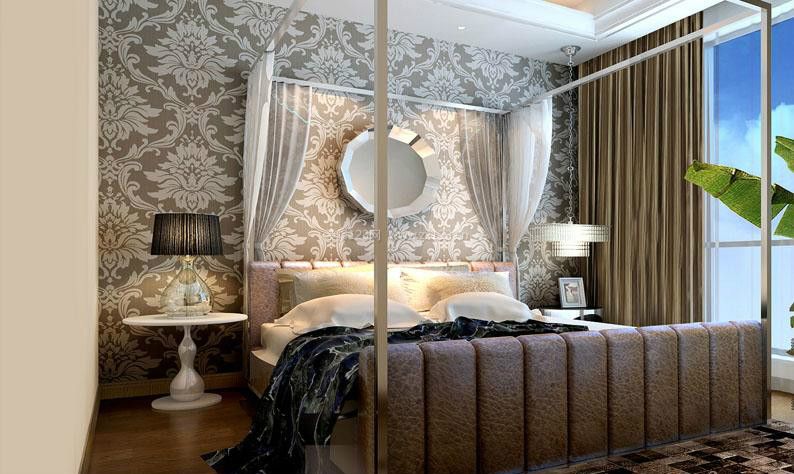欧式风格别墅室内设计卧室装修样板房