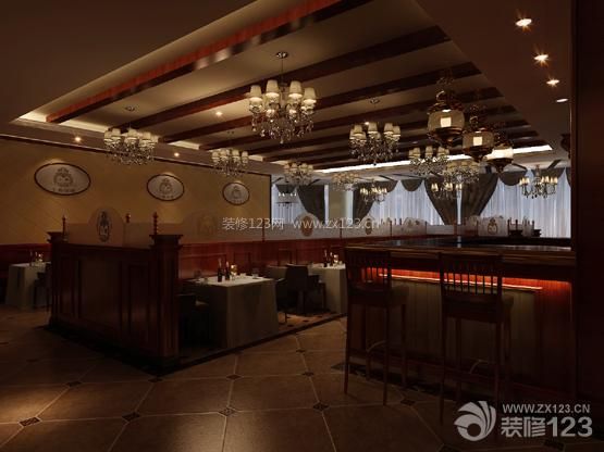 最新欧式餐厅豪华装修效果图