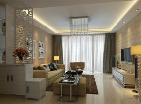 现代设计风格 现代客厅 四室两厅 客厅装修设计 时尚客厅 组合沙发 真皮沙发 