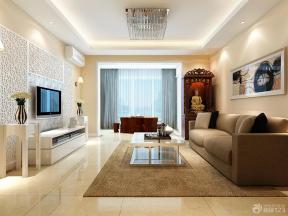 现代简约风格 客厅墙画 客厅装修设计 电视背景墙 客厅沙发摆放 