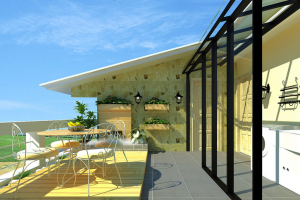 如何打造露天阳台花园设计