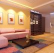 现代简约客厅装修设计沙发背景墙效果图