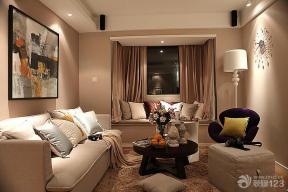 现代简约风格 三室两厅 时尚客厅 客厅墙画 多人沙发 