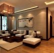 新中式风格客厅沙发背景墙装饰效果图