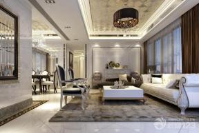 欧式室内装潢 现代简约欧式风格 时尚客厅 简欧客厅 