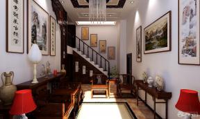中式风格设计 小跃层 小客厅 客厅装饰 