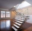现代简约风格混合材料楼梯装修图片