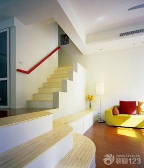 现代设计风格 楼梯设计 混合材料楼梯 楼梯扶手 