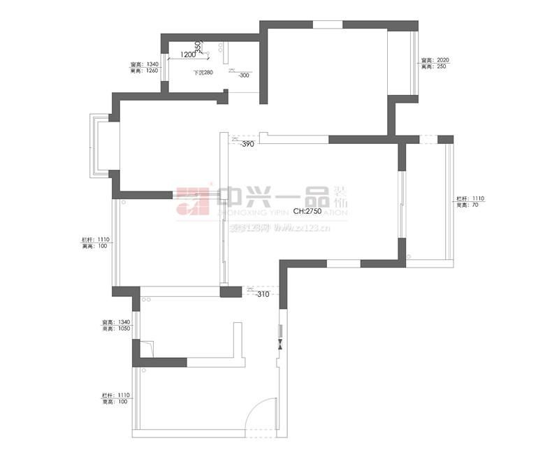 金科東方王榭戶型圖 