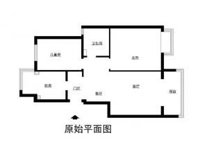 金色漫香林90平米戶型圖 