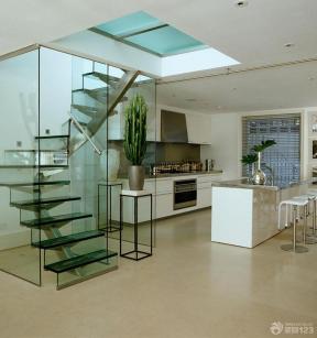 现代设计风格 现代家居 玻璃楼梯 楼梯设计