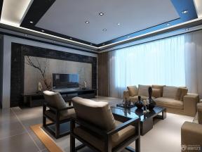 新中式风格 时尚客厅 客厅装修设计 