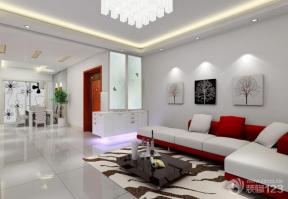 现代客厅 现代设计风格 20平米客厅 客厅装修风格 客厅装饰 地毯 泛白色地砖 布艺沙发 沙发背景墙 
