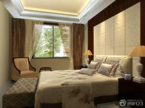 现代设计风格 主卧室设计 15平米卧室 双人床 90平米小户型 