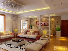 现代设计风格 客厅装饰 珠帘 多人沙发 