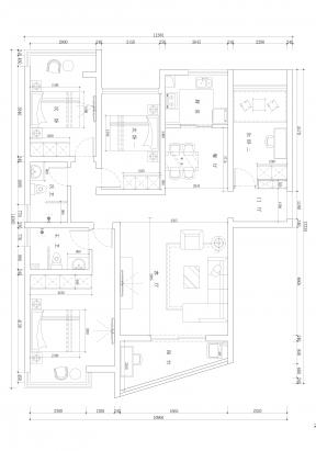 升龍廣場139平米平面圖