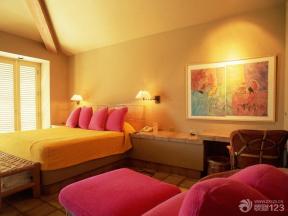 现代设计风格 12平米卧室 卧室颜色搭配 两室一厅装修图片 双人床 