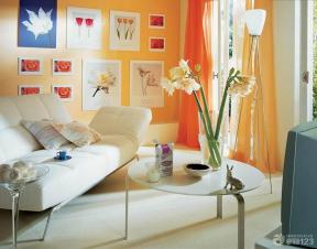 简约风格设计 一室一厅小户型装修 沙发背景墙 