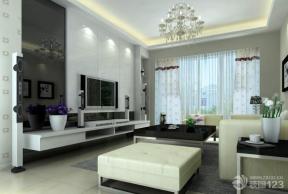 现代设计风格 客厅装饰 两居室装修效果图大全 