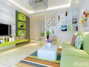 现代设计风格 时尚客厅 两居室装修效果图大全 