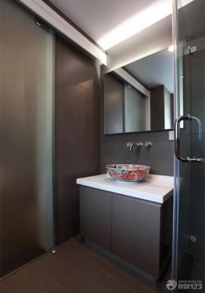 现代设计风格 90平米 两室两厅 洗手池 