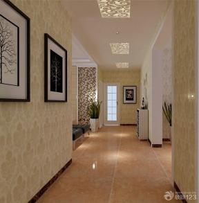 现代设计风格 走廊玄关 两居室装修效果图大全 
