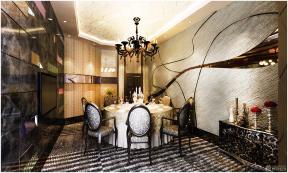 中国古典风格 餐厅豪华包间 背景墙设计