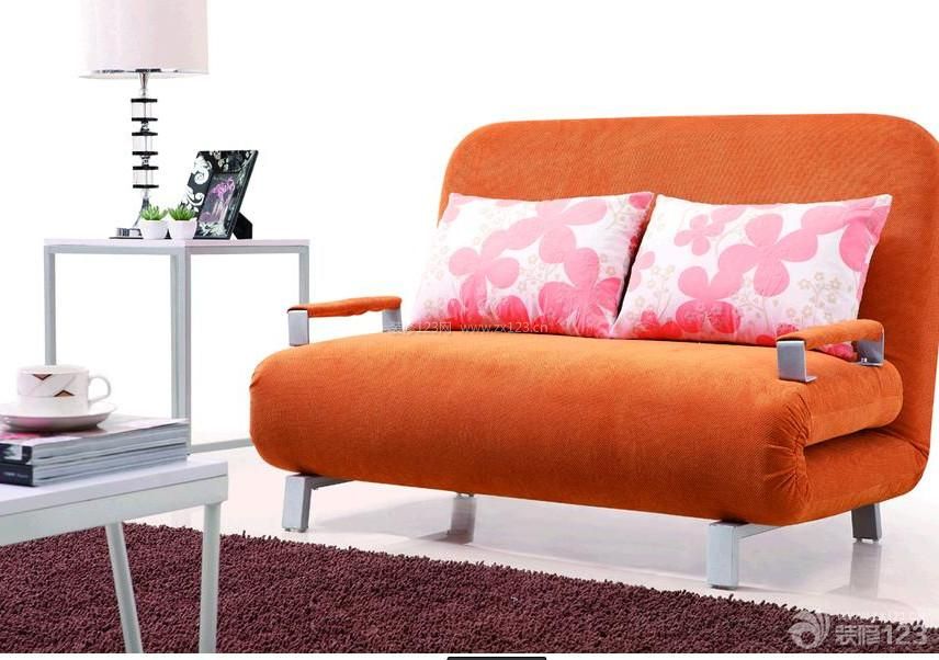 现代风格小户型多功能沙发床图片