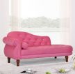 粉色简约欧式风格小户型多功能沙发床效果图