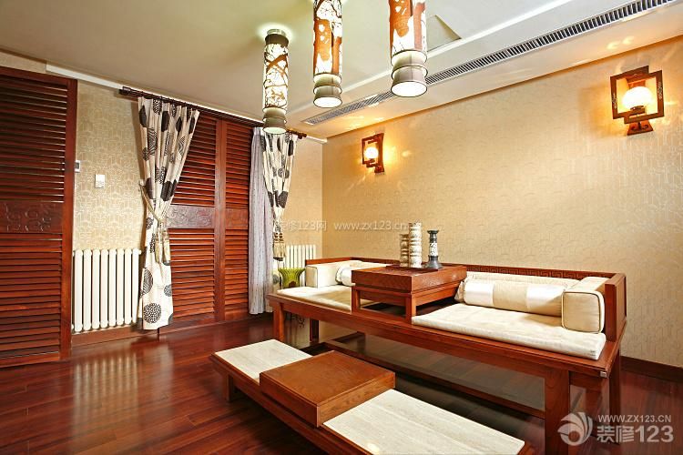 东南亚风格家庭休闲区装修设计图