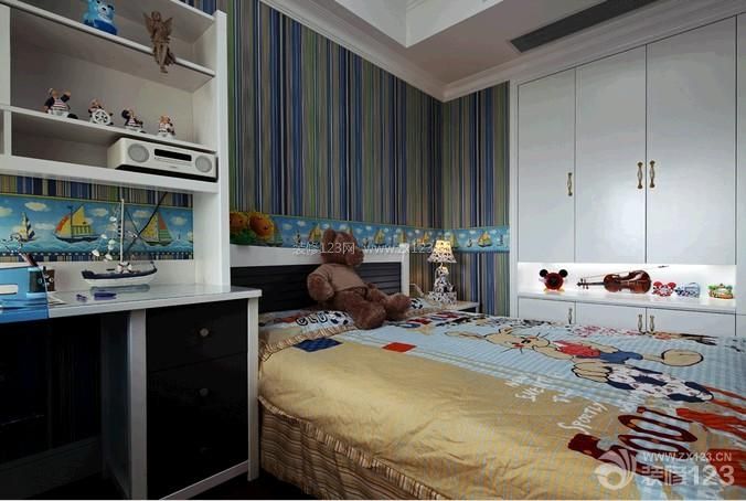 2013欧式卧室创意儿童房间效果图