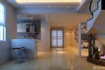 现代风格厨房带吧台装修设计效果图