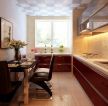 现代简约家装80平米房屋两室一厅厨房餐厅一体装潢效果图
