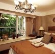 东南亚风格70多平小户型卧室装修实景图