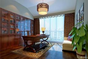 中式风格设计 70平米 两室一厅 书房