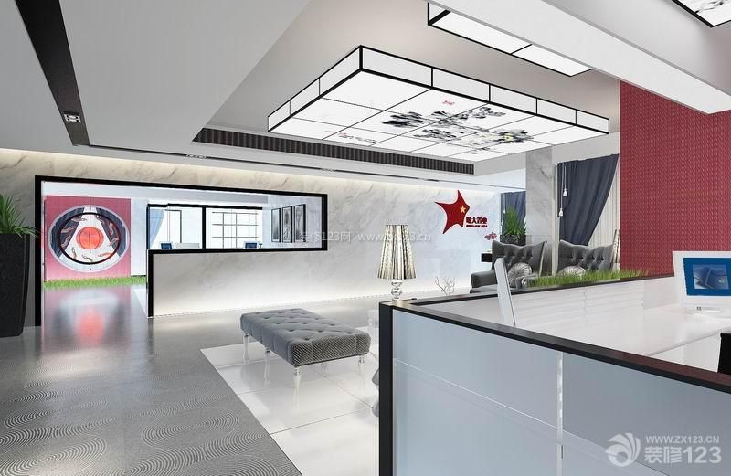 现代500平米办公室隔断装修图片大全_装修12