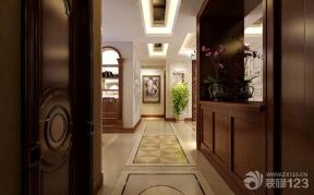 個(gè)性走廊玄關(guān)拼花地磚設(shè)計(jì)效果圖