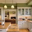 欧式风格乳白色厨房橱柜装修效果图欣赏