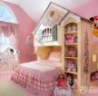 温馨可爱女孩儿童房卧室兼书房装修效果图欣赏