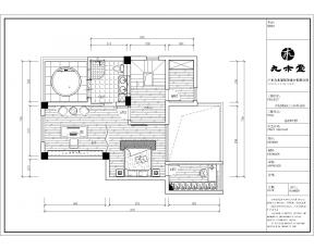 春风玫瑰园200平米复式房平面图设计