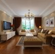 欧式家装设计三室两厅最新客厅沙发装修效果图