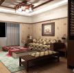 中式风格别墅客厅装修设计效果图